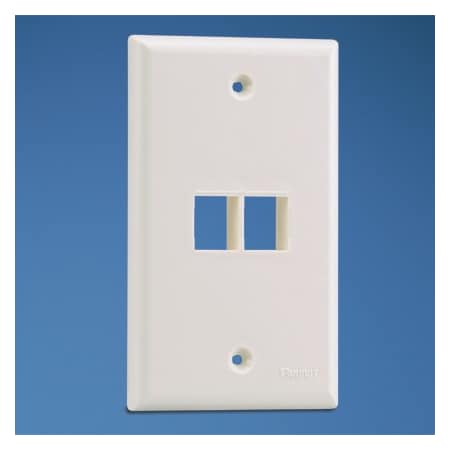 Panduit 2 Position Vertical Faceplate No  (10 Pack), 10PK NK2FNIG